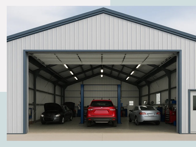 Ангары из сэндвич панелей от 632 руб. в Евпатория