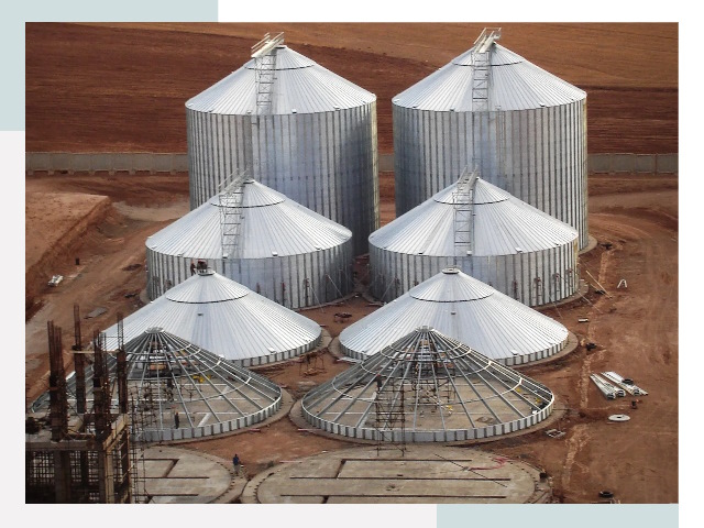 Строительство зерновых силосов в Евпатории