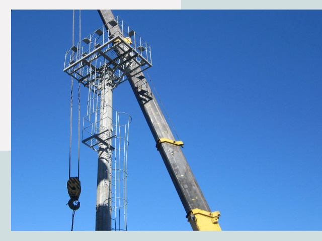 Монтаж осветительных мачт в Евпатория от 632 руб.