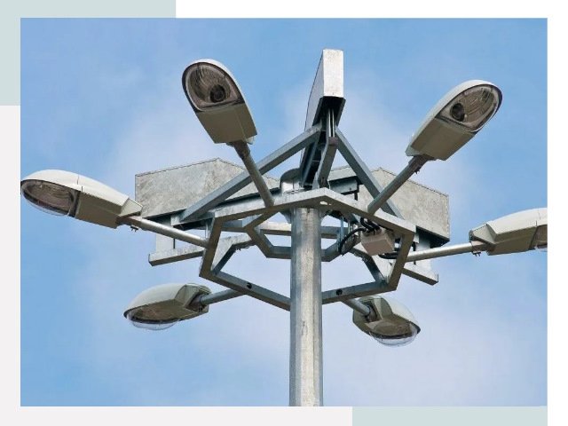 Монтаж осветительных мачт в Евпатории