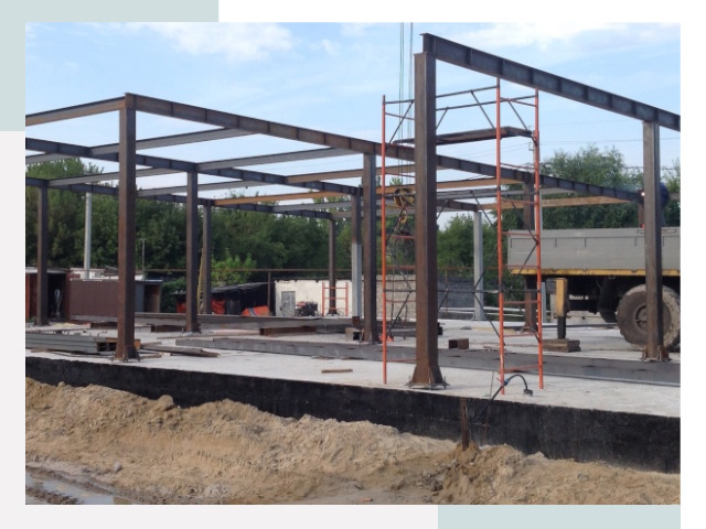 Фундамент для ангаров в Евпатории